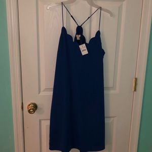 J. Crew Scalloped Sleeveless Dress